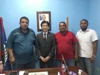 Courtesy call on Mayor of Punta Gorda Town of Toledo District