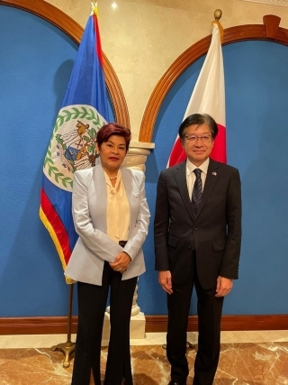 マイ外務次官と井龍大使