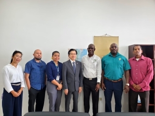 Visit of Hon. Rodwell Ferguson, Minister of Transport, Youth and Sports