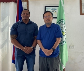Mayor Vellos and Mr. Shirakata