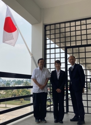 Courtesy call on JICA Overseas Cooperation Volunteer
