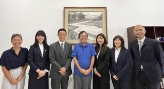 Courtesy call on JICA Overseas Cooperation Volunteers