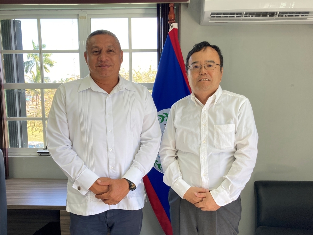 Hon. Oscar Mira, Ambassador Shirakata