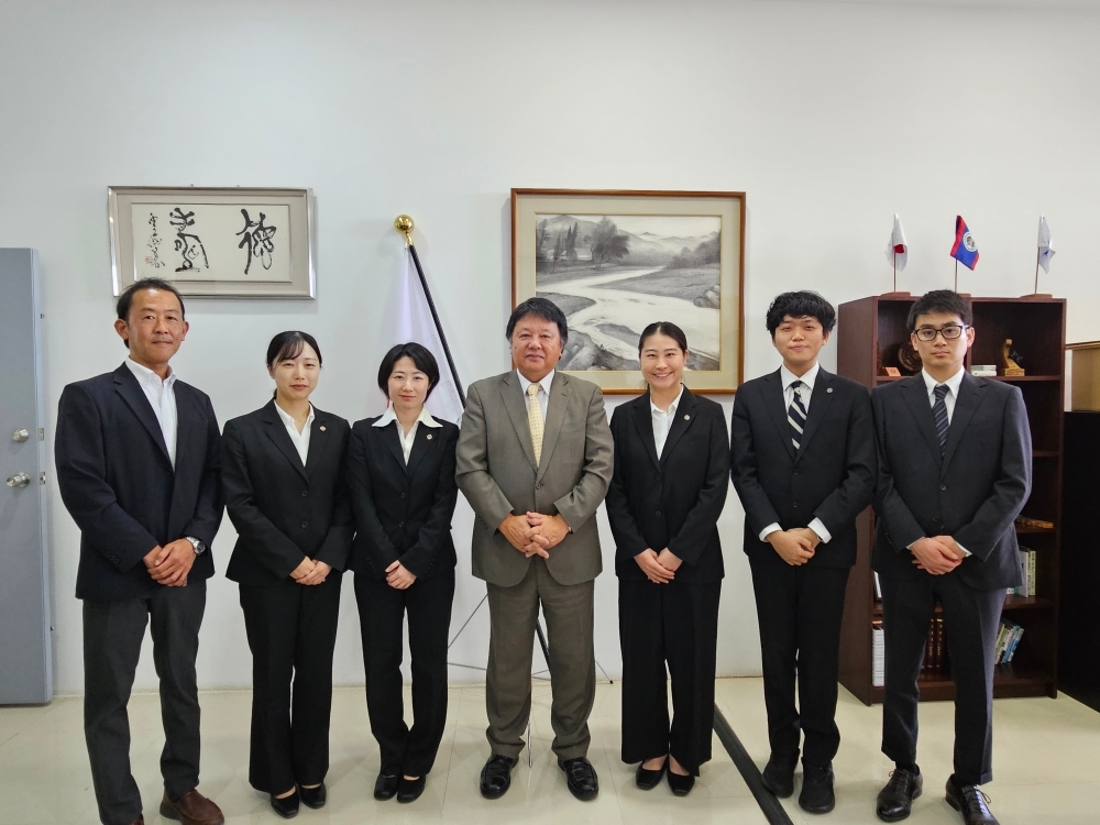  JICA海外協力隊着任表敬訪問