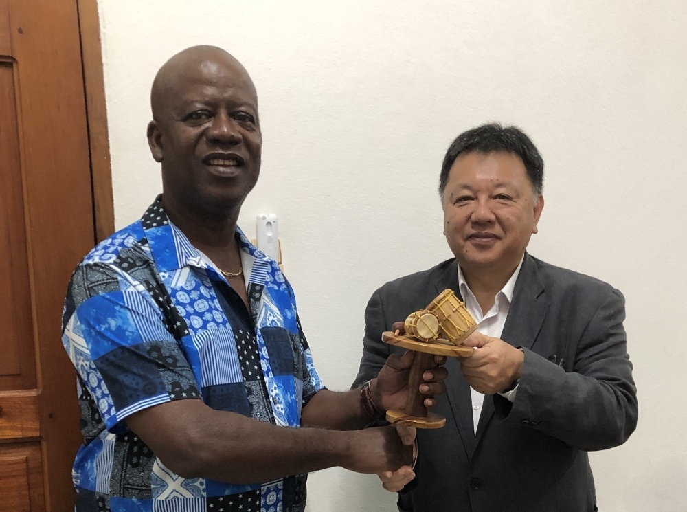 Courtesy Call on Mayor of Dangriga